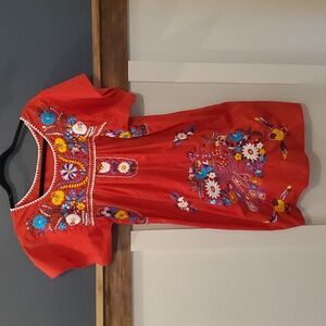 Womens Mexican style dress